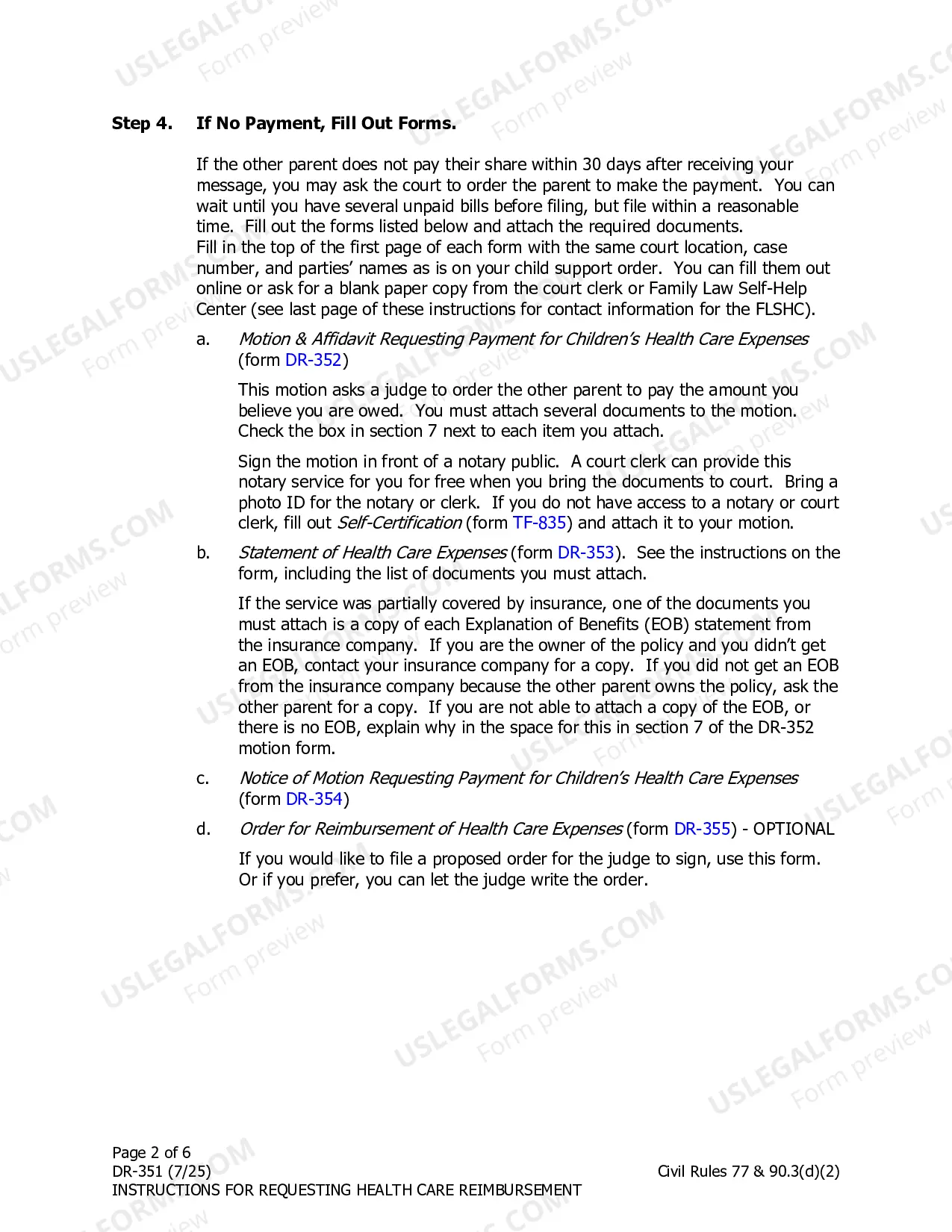 Preview Instructions