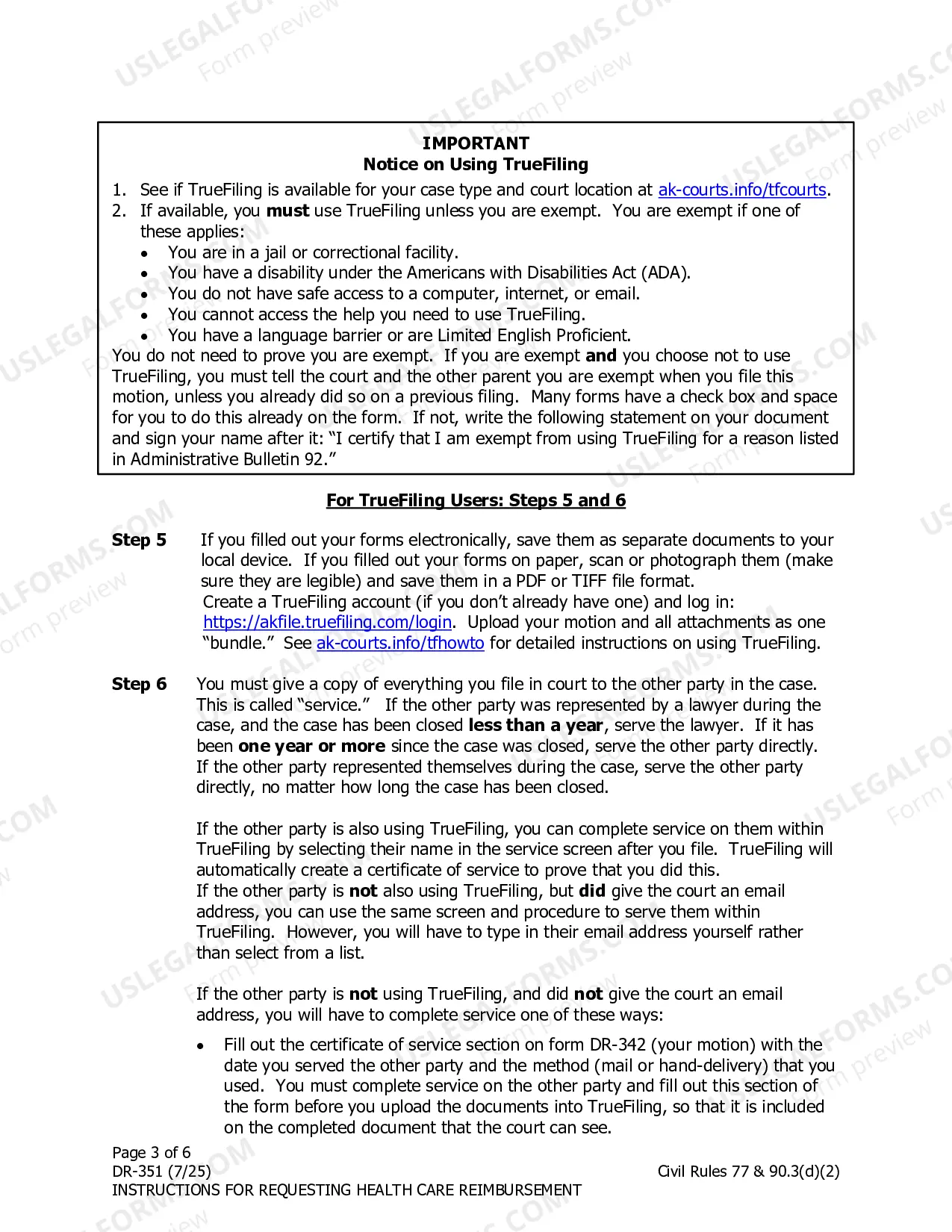 Preview Instructions