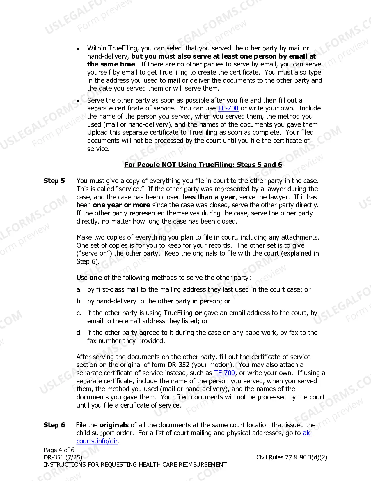 Preview Instructions
