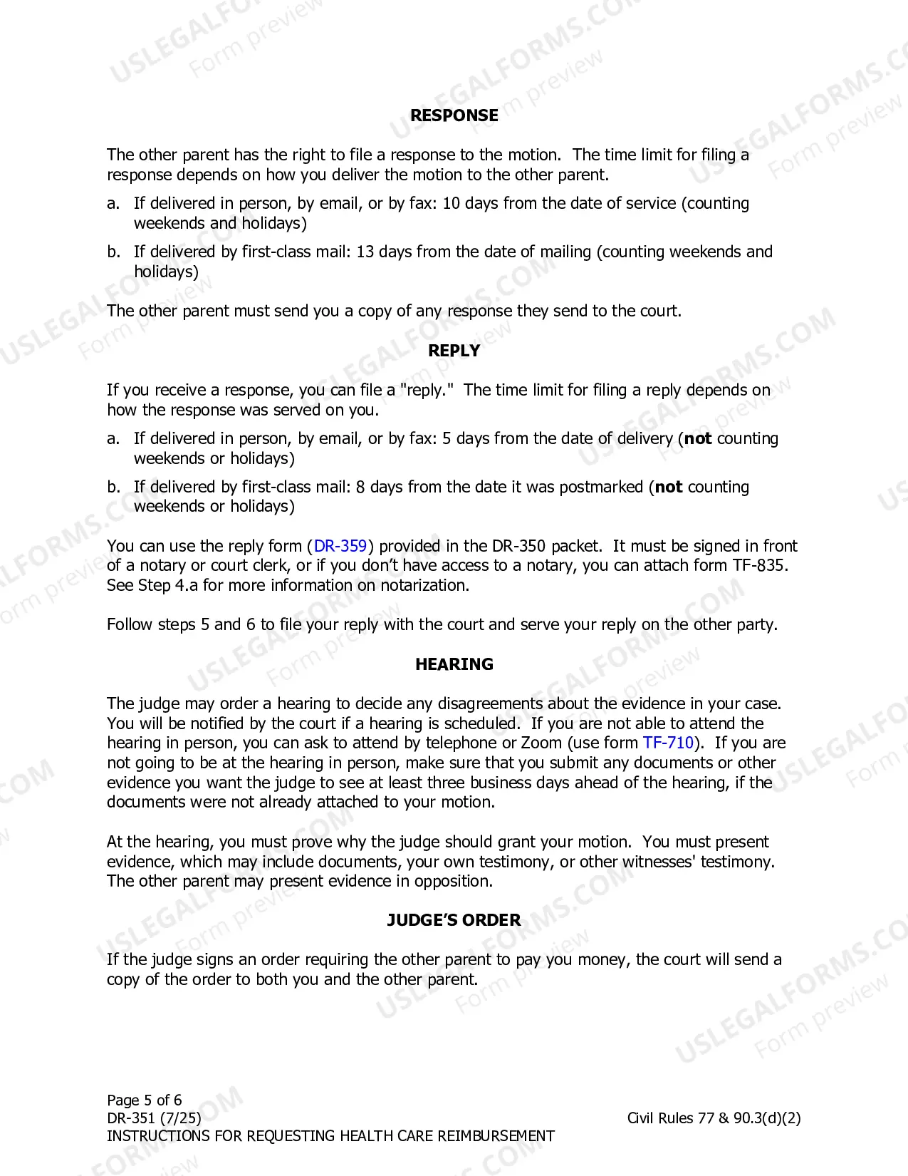 Preview Instructions