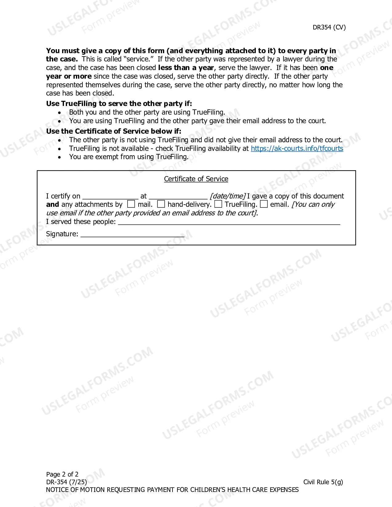 Preview Notice of Motion