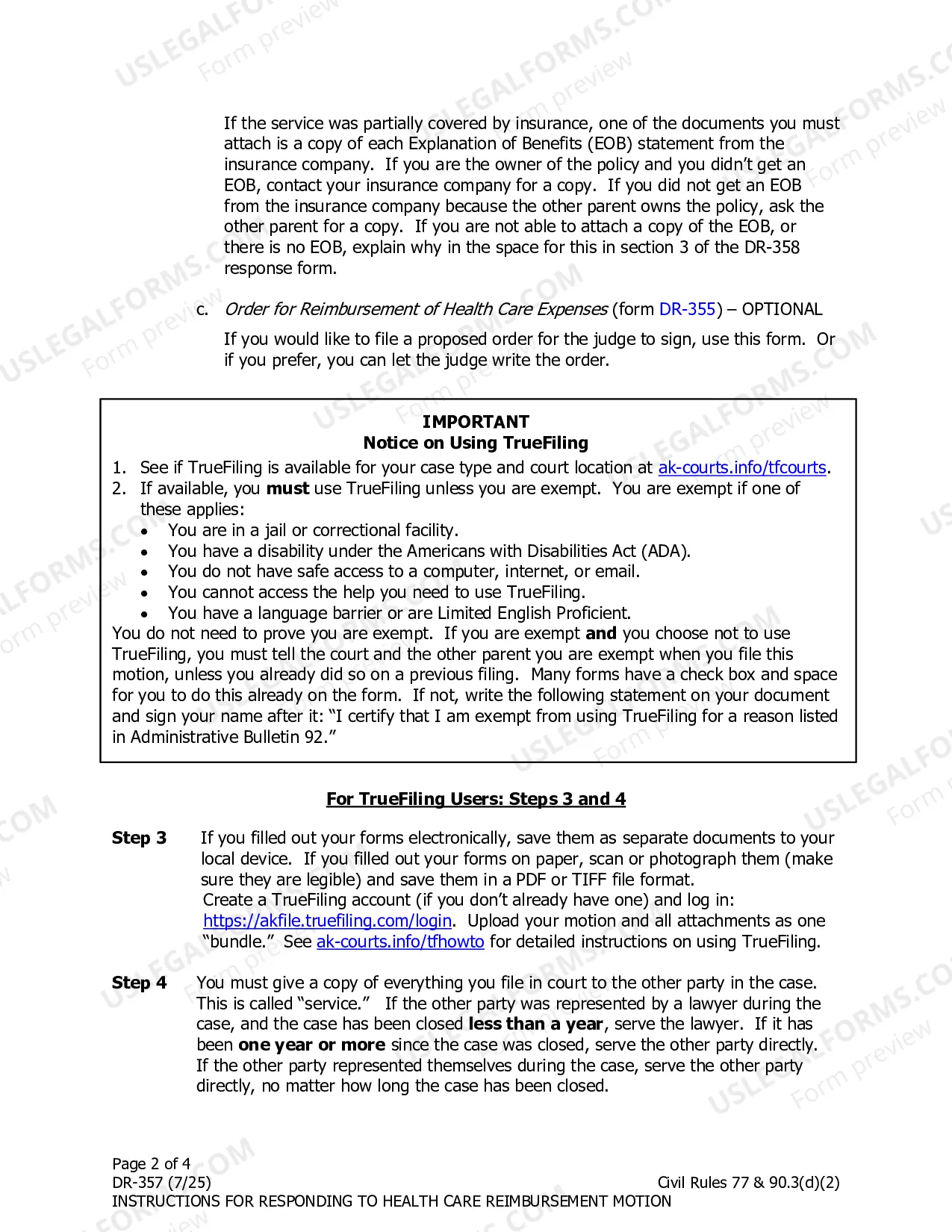 Preview Instructions