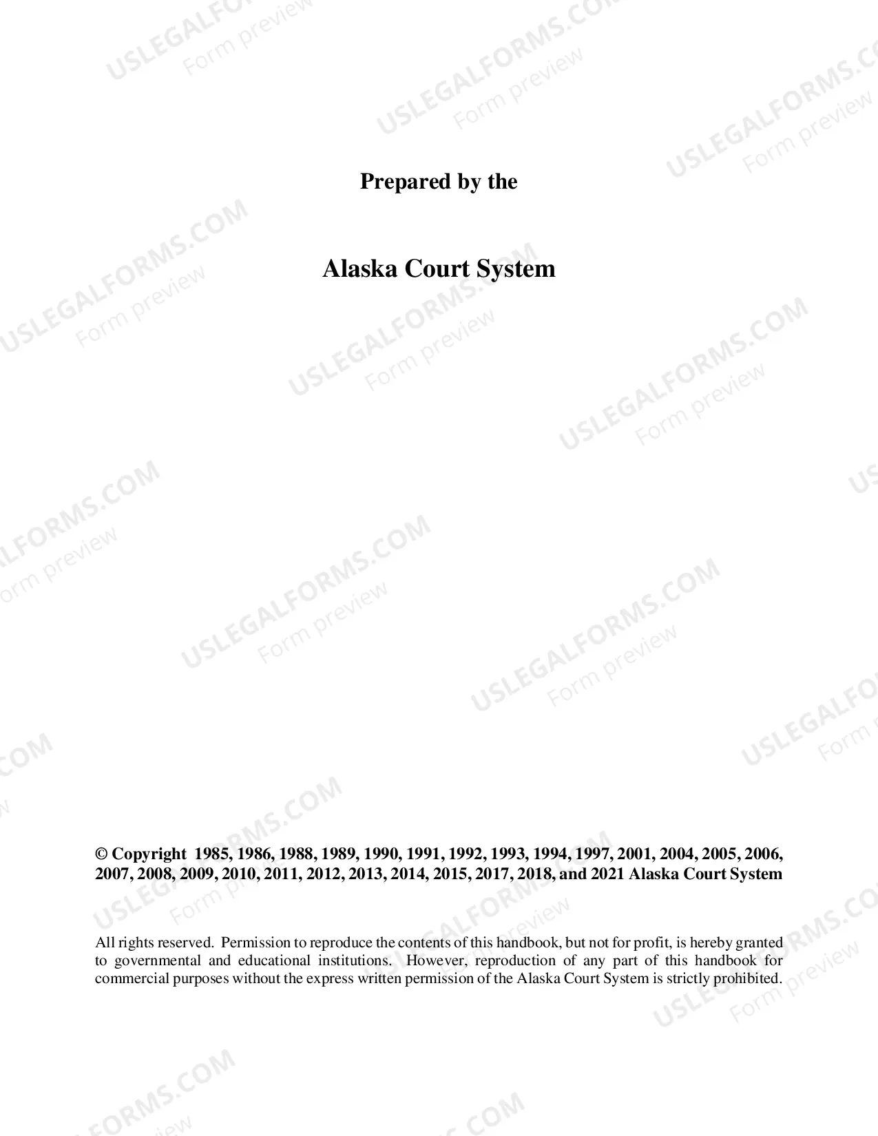 Preview Alaska Small Claims Handbook