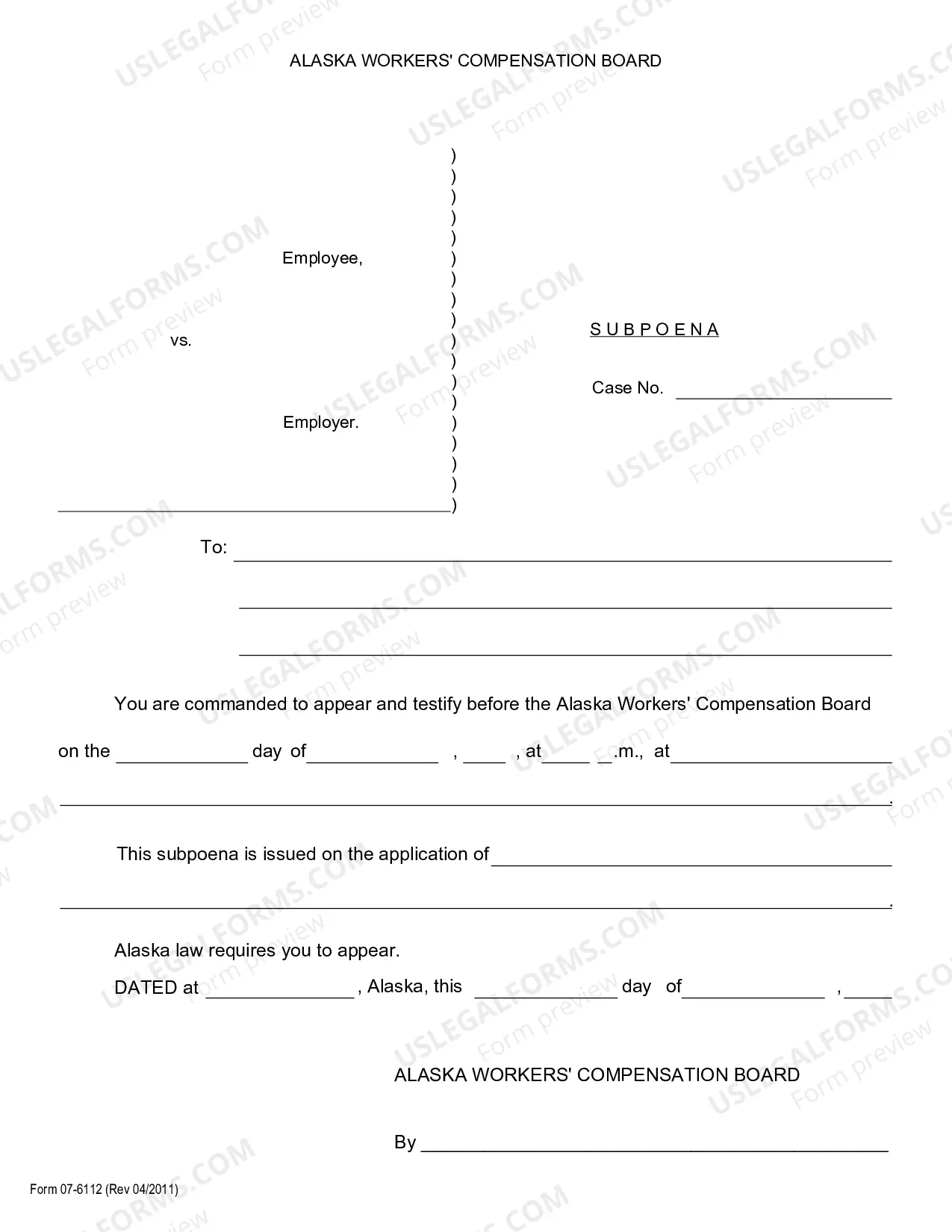 Preview Subpoena