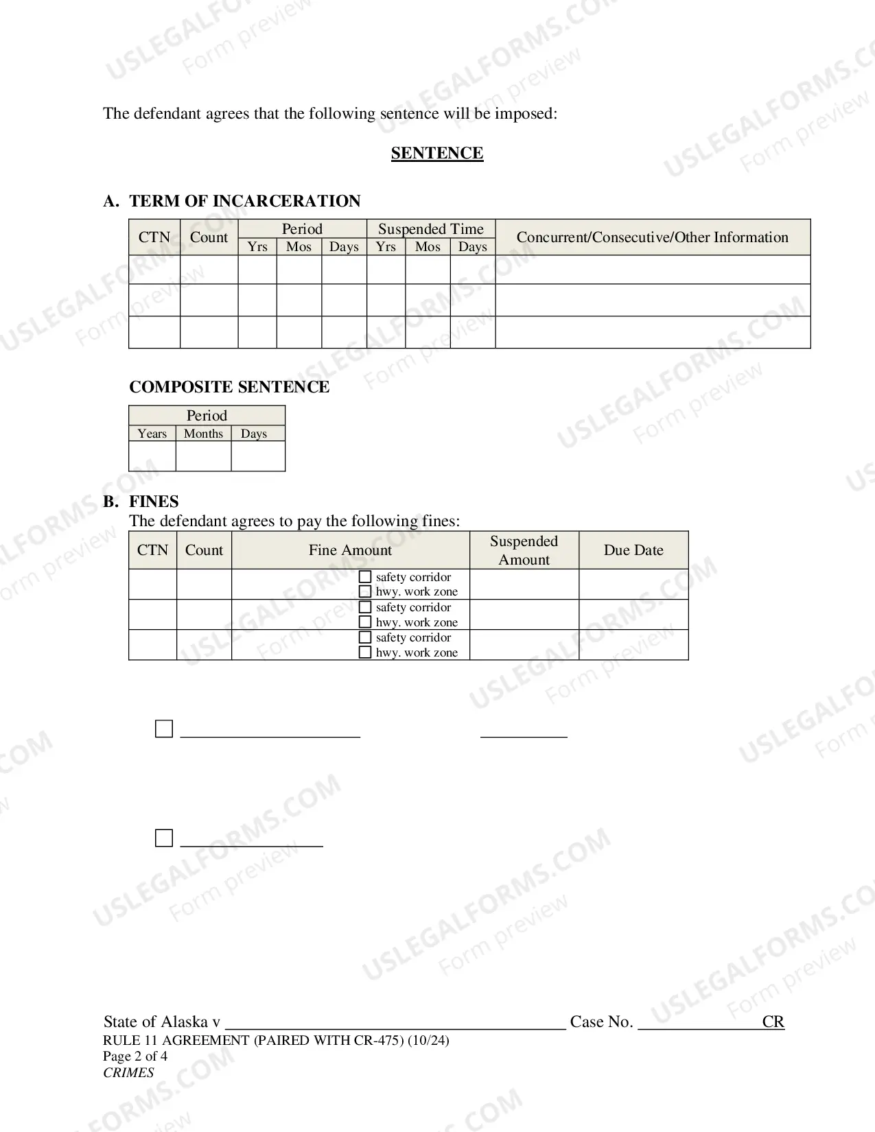 Preview Rule 11 Agreement and Proposed Judgment - Superior Court