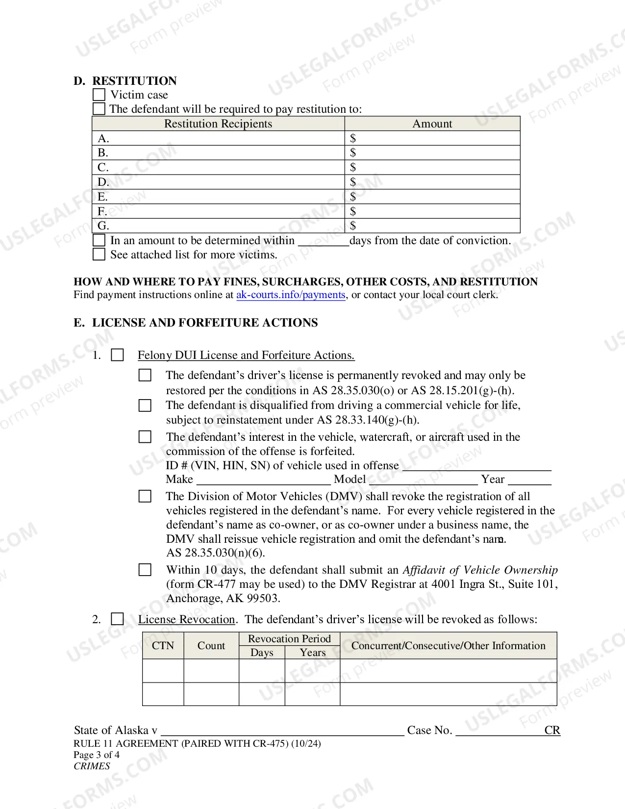 Preview Rule 11 Agreement and Proposed Judgment - Superior Court