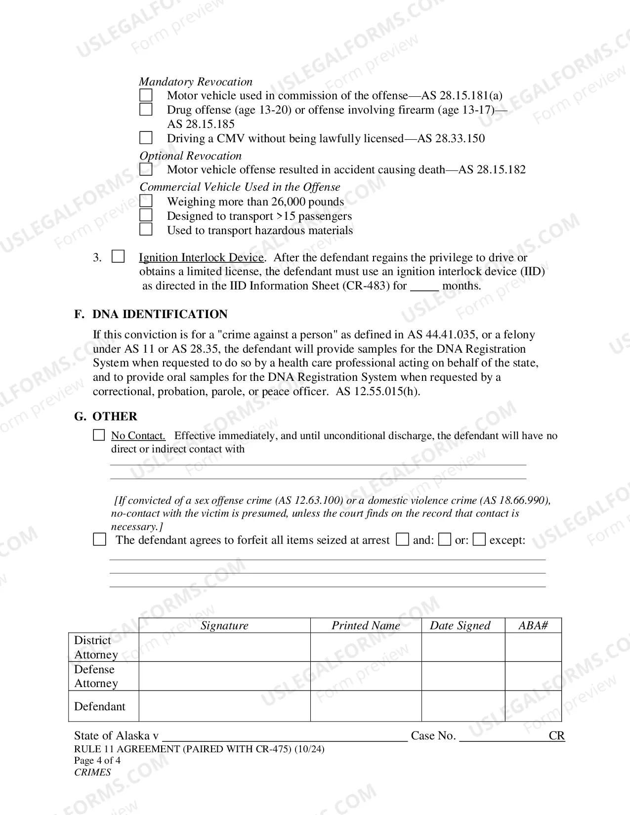 Preview Rule 11 Agreement and Proposed Judgment - Superior Court