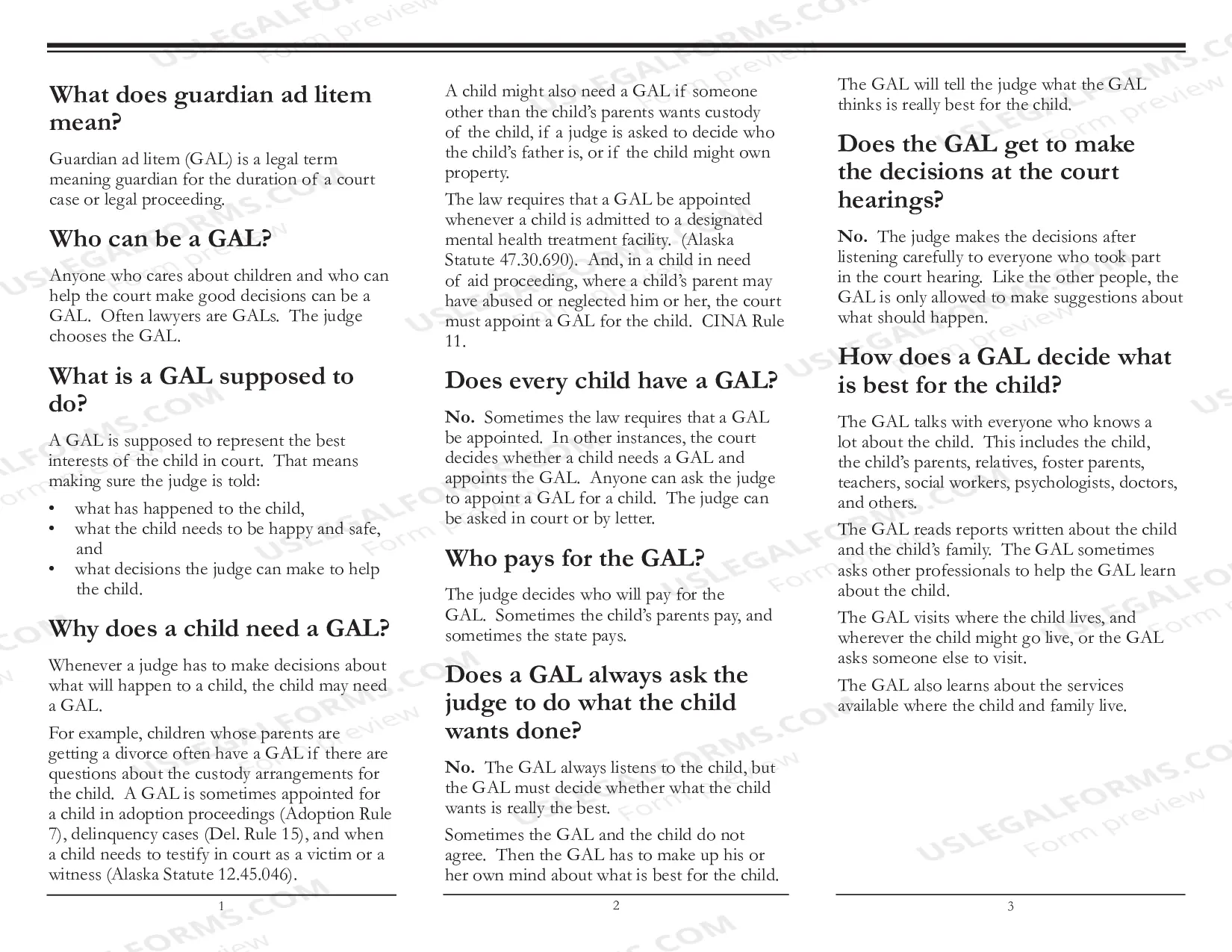 Preview What Is a Guardian Ad Litem?