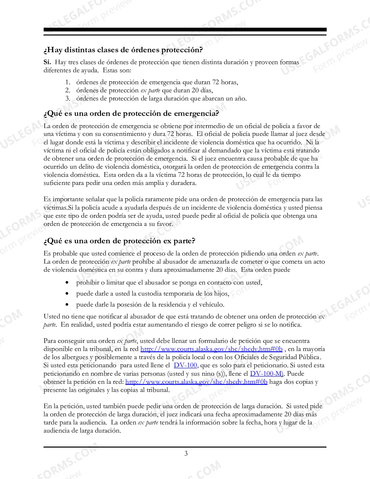 Preview Como Representarse En El Proceso De Una Orden De Proteccion De Violencia Domestica De Alaska