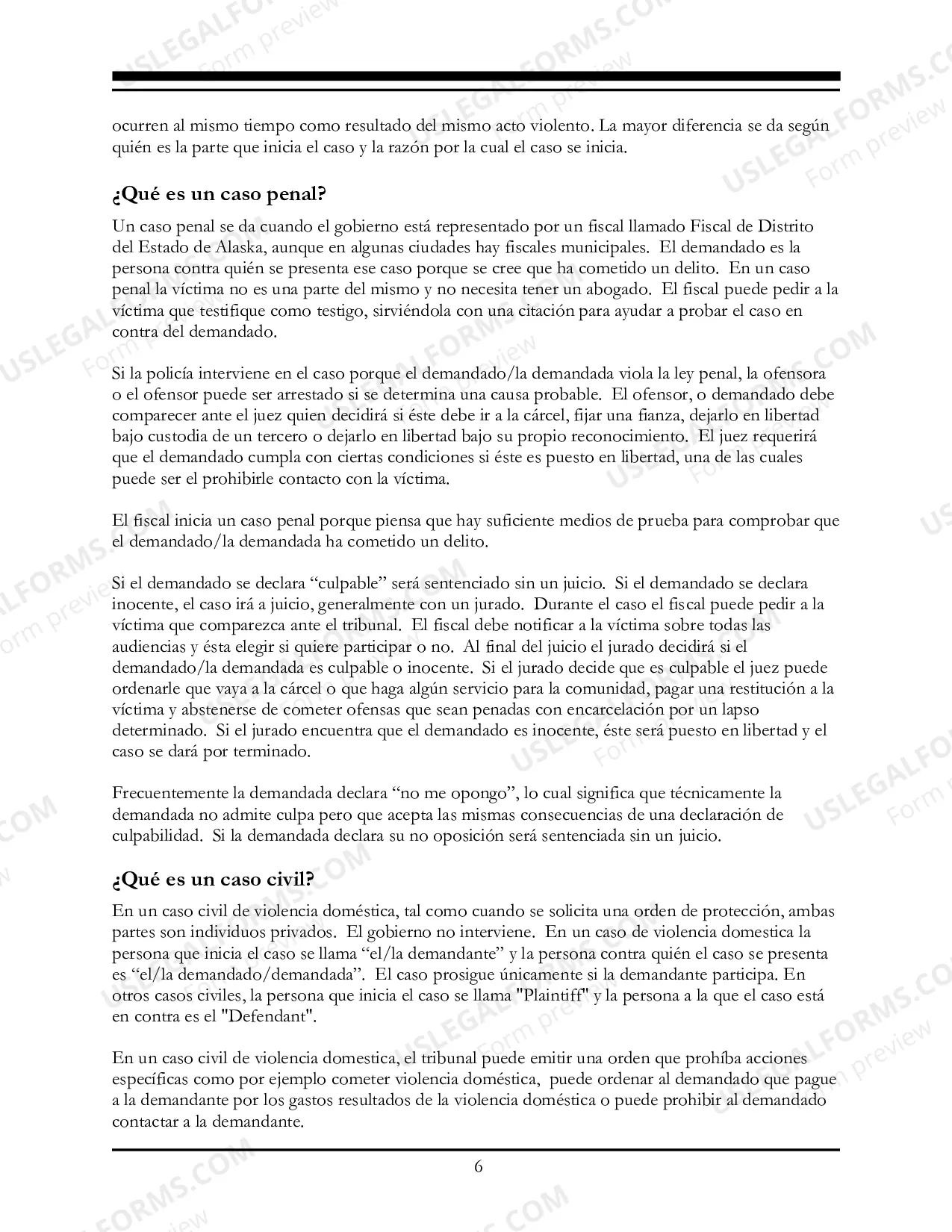 Preview Como Representarse En El Proceso De Una Orden De Proteccion De Violencia Domestica De Alaska