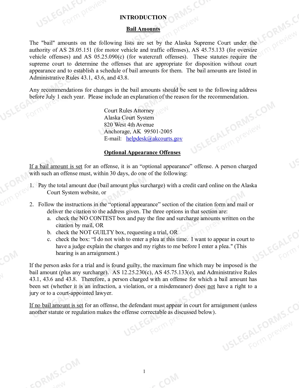 Preview Version B: Vehicle and Traffic Offenses Booklet (Offenses Listed by Category)
