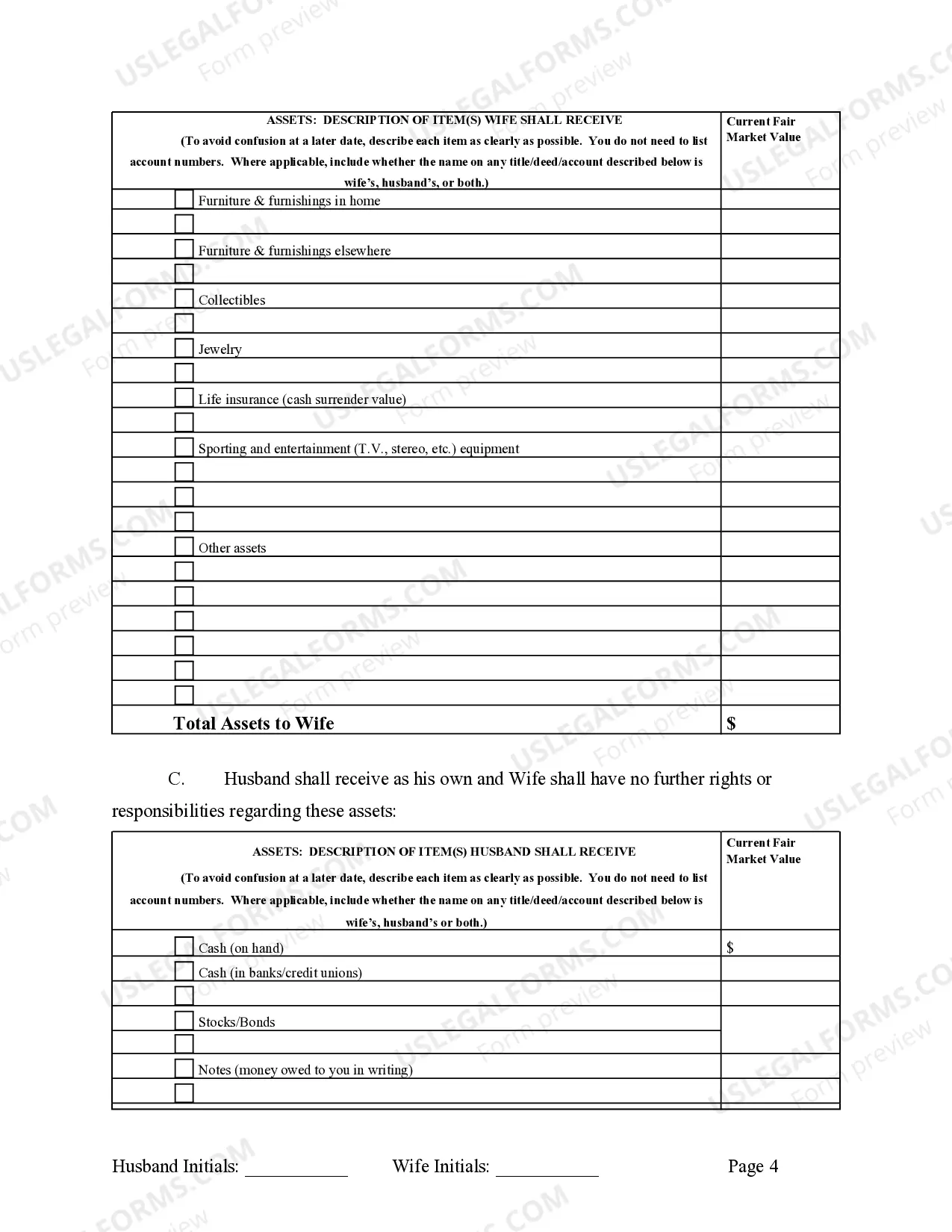 Preview Marital Legal Separation and Property Settlement Agreement Minor Children Parties May have Joint Property or Debts effective Immediately