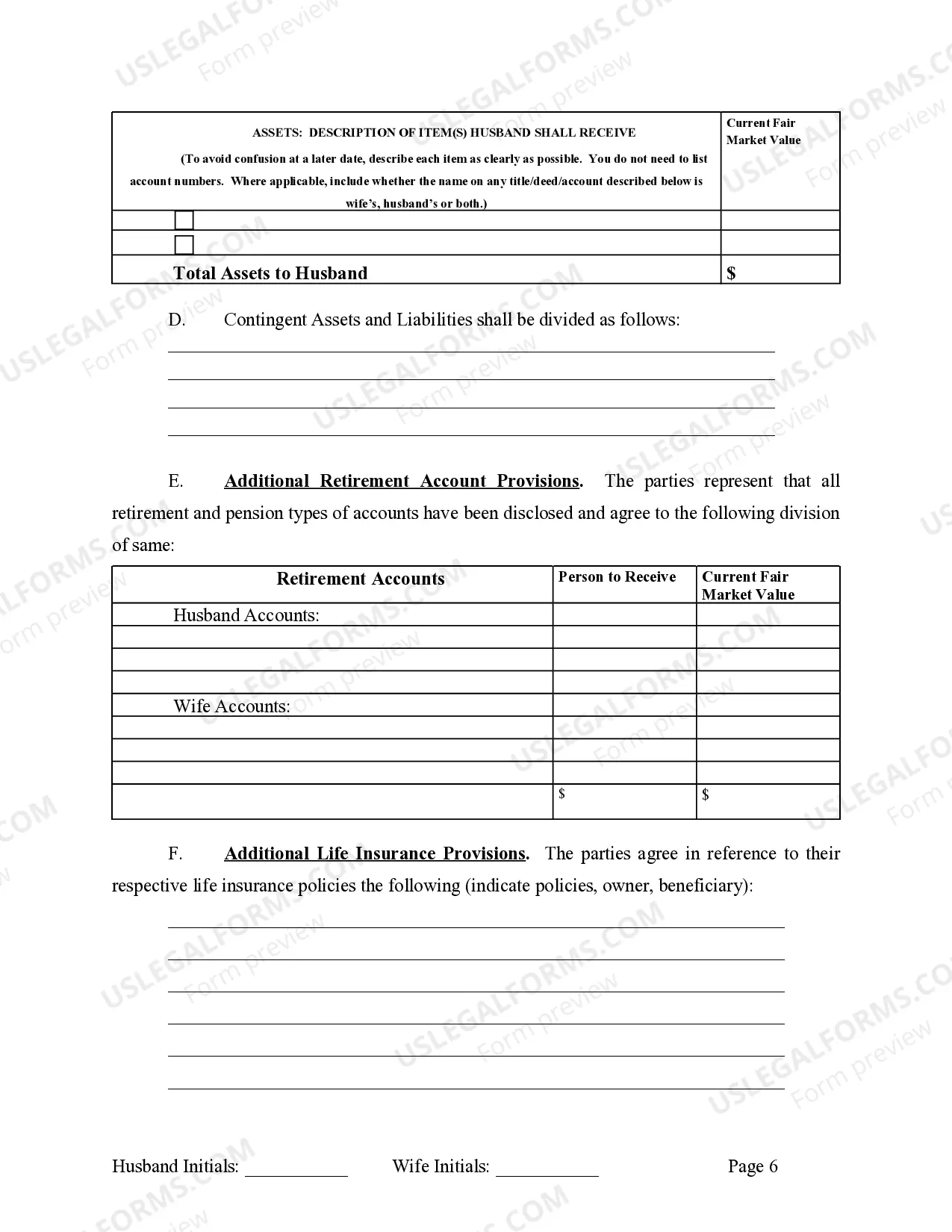 Preview Marital Legal Separation and Property Settlement Agreement Minor Children Parties May have Joint Property or Debts effective Immediately