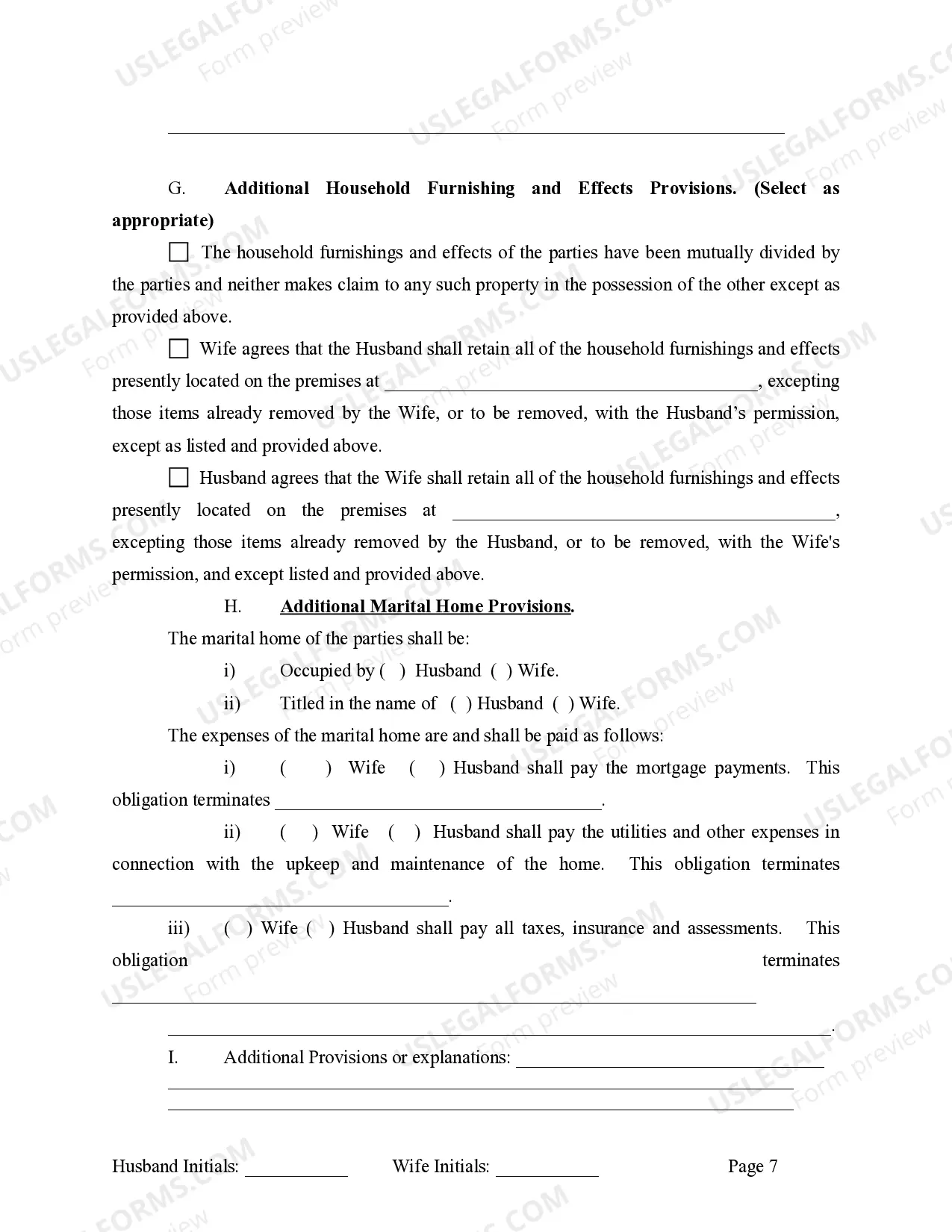 Preview Marital Legal Separation and Property Settlement Agreement Minor Children Parties May have Joint Property or Debts effective Immediately