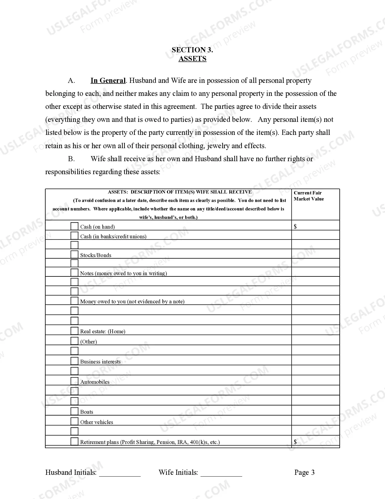 Preview Marital Legal Separation and Property Settlement Agreement Adult Children Parties May have Joint Property or Debts where Divorce Action Filed