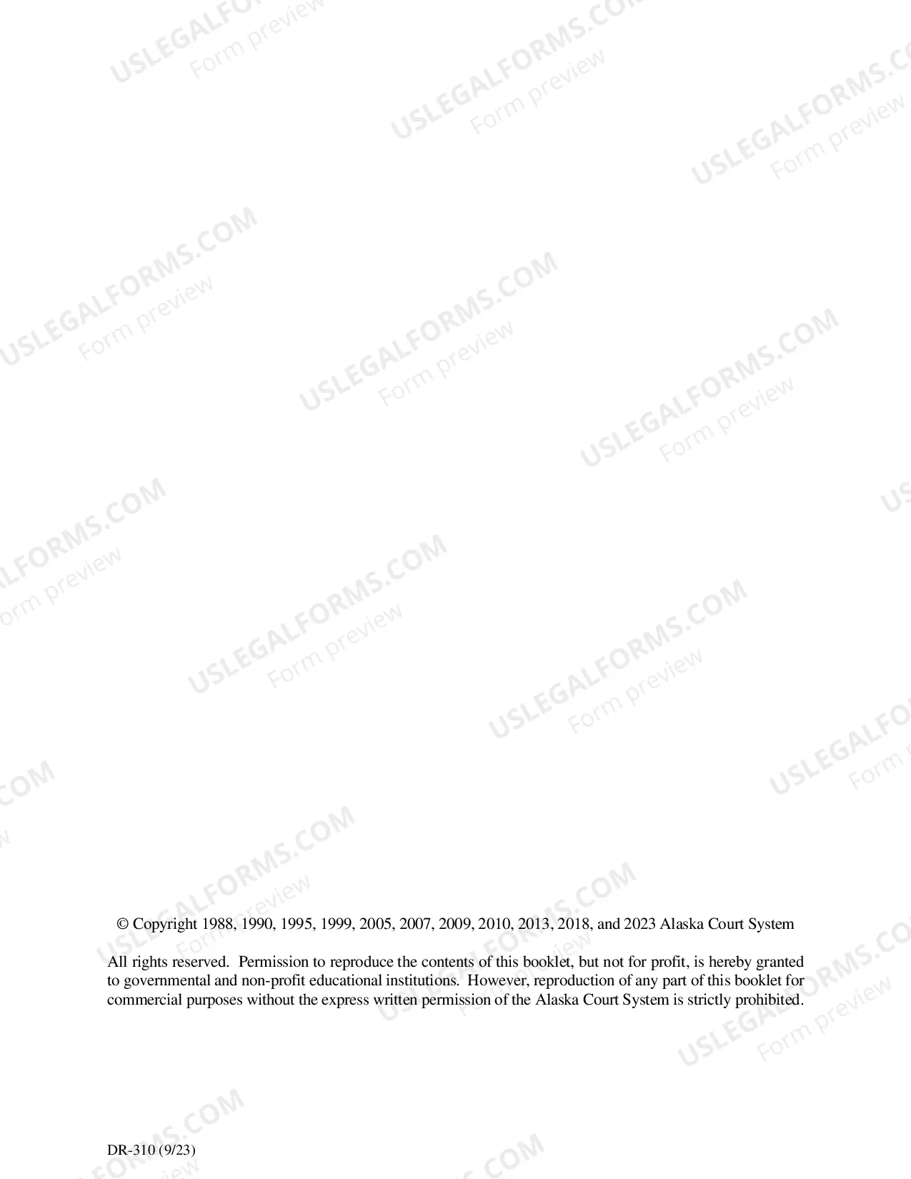 Preview How to Calculate Child Support Under Civil Rule 90.3, DR-310 (42 pages)