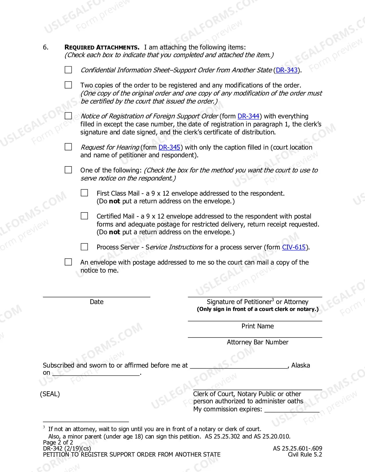 Preview Petition to Register a Child Support or Spousal Support Order Issued by Another State or Tribe