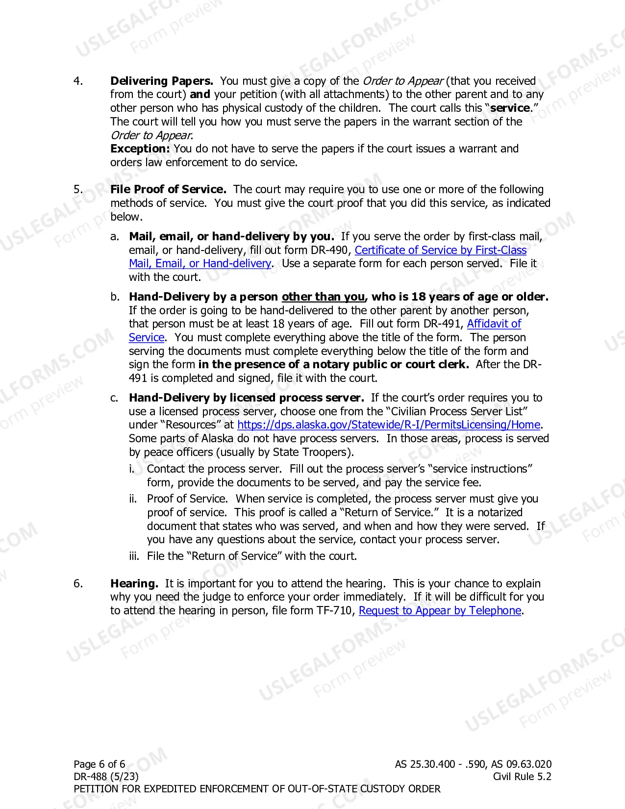 Preview Petition for Expedited Enforcement of Custody Order from Another State or Country