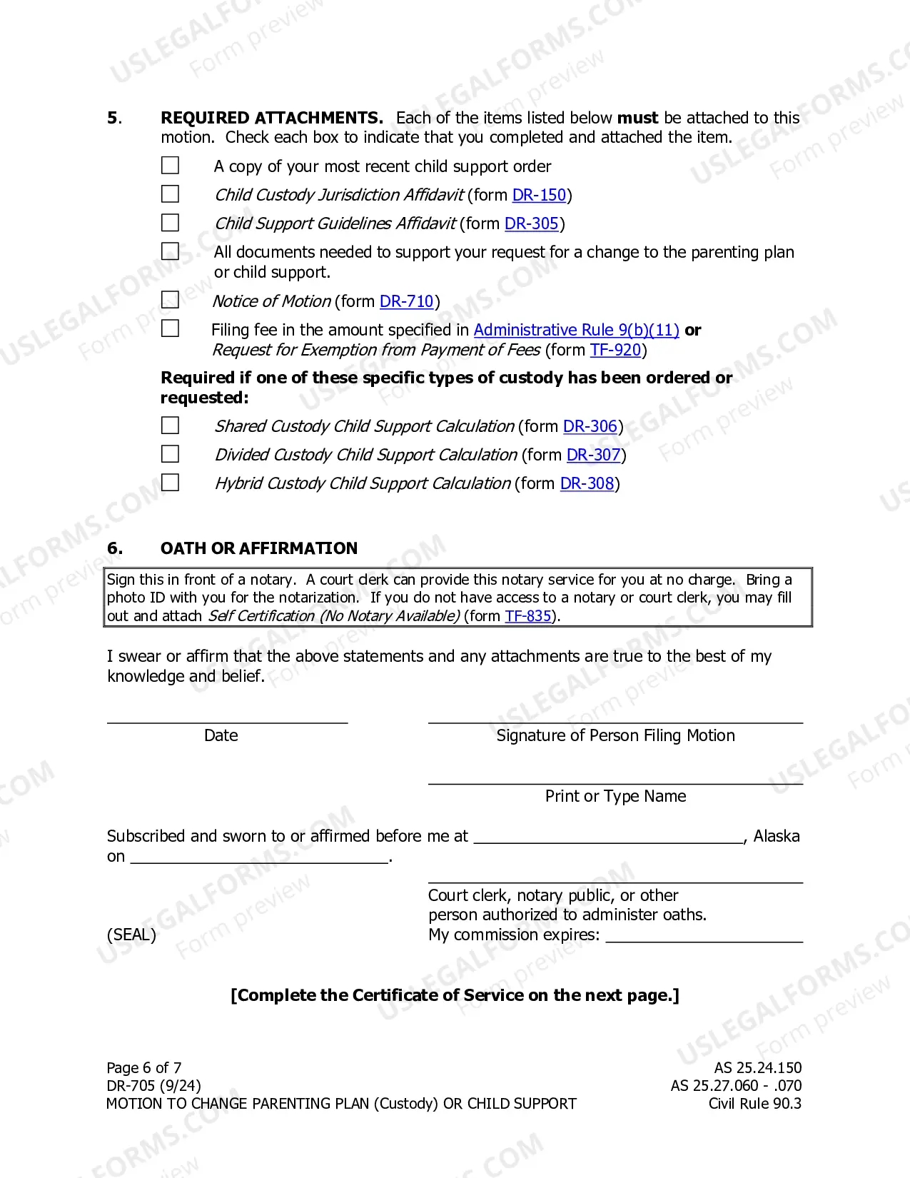 Preview Motion to Change Custody Support or Visitation