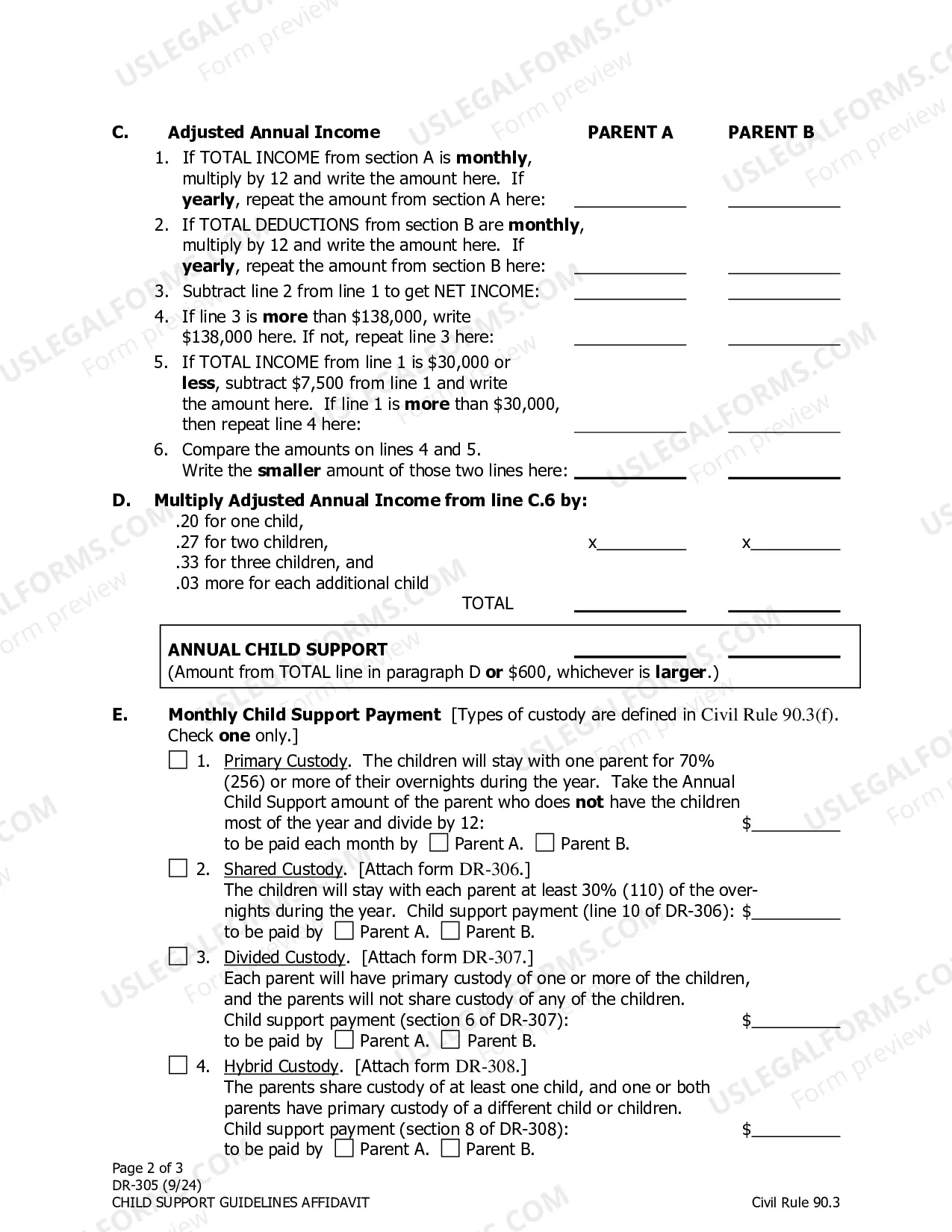 Preview Response Packet, DR-720