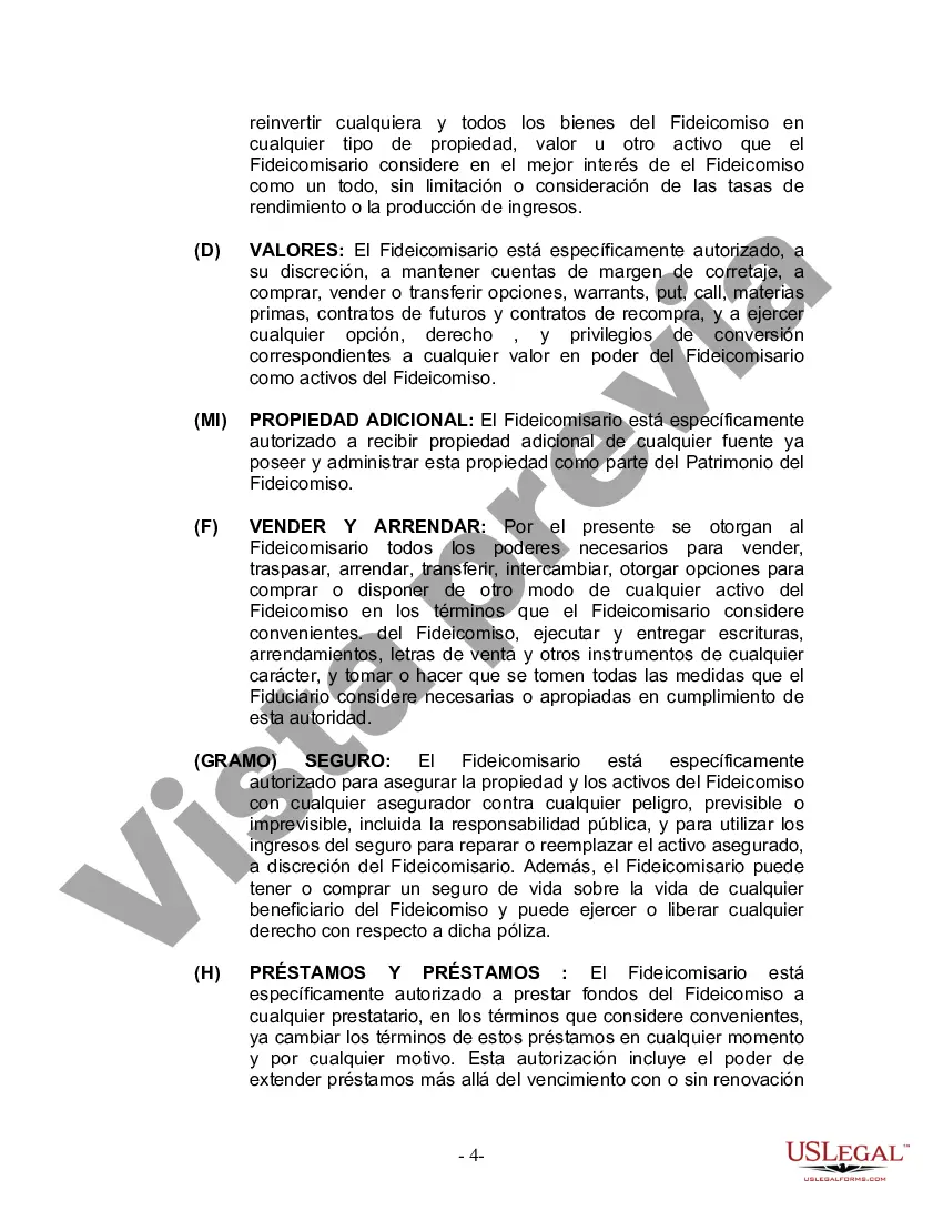 Preview Fideicomiso en vida para esposo y esposa con hijos menores o adultos
