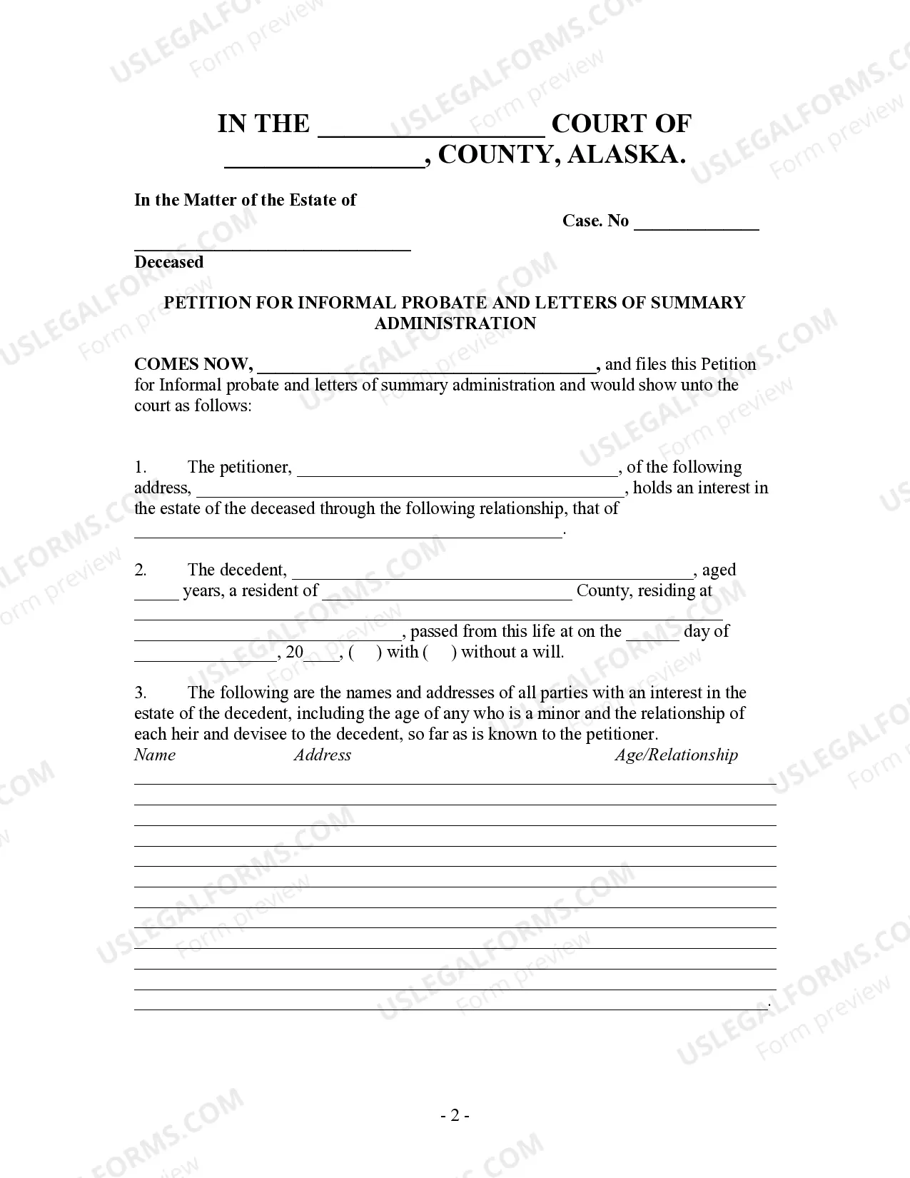 Preview Summary Administration Package