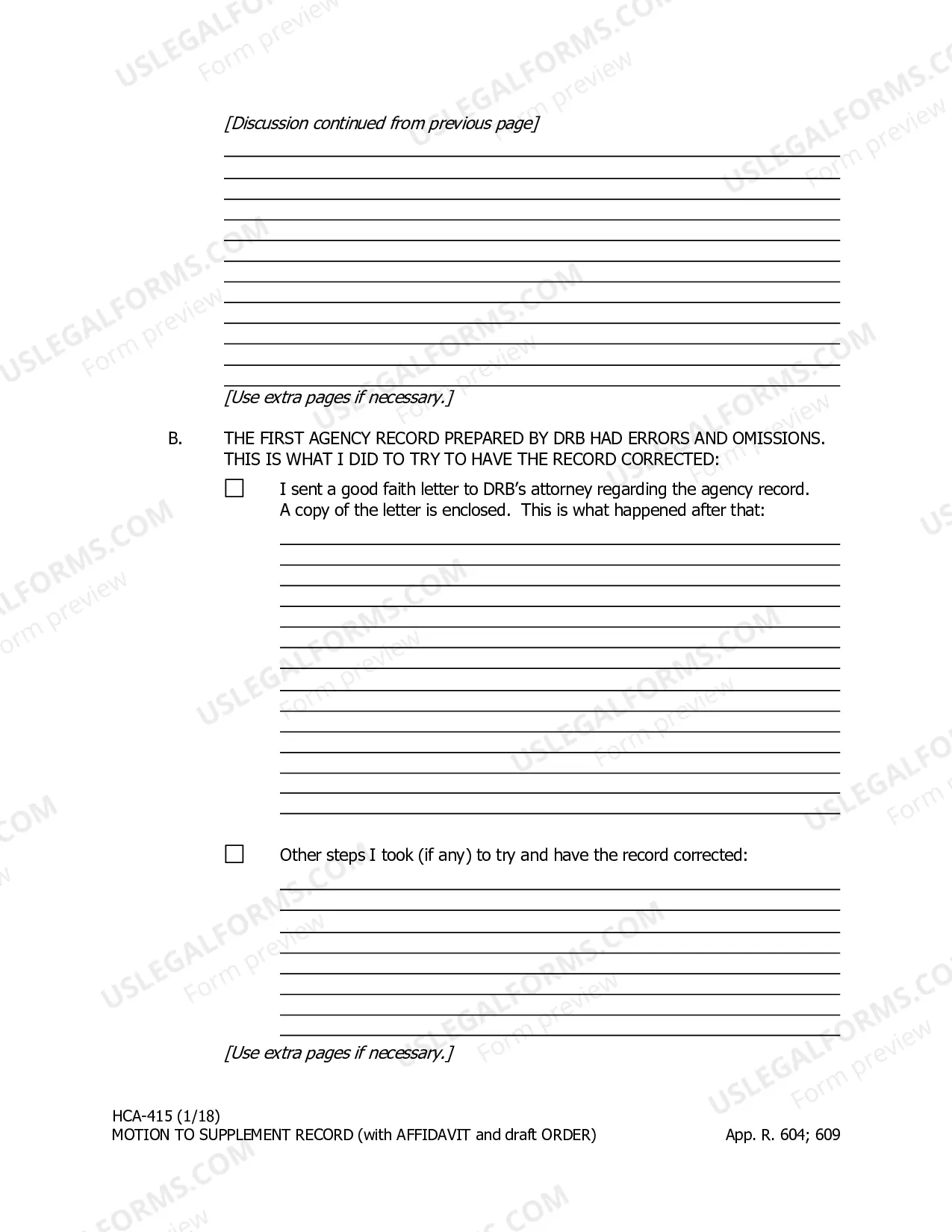 Preview Motion to Supplement Record