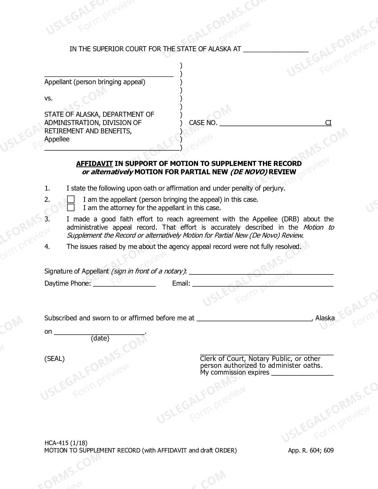 Preview Motion to Supplement Record