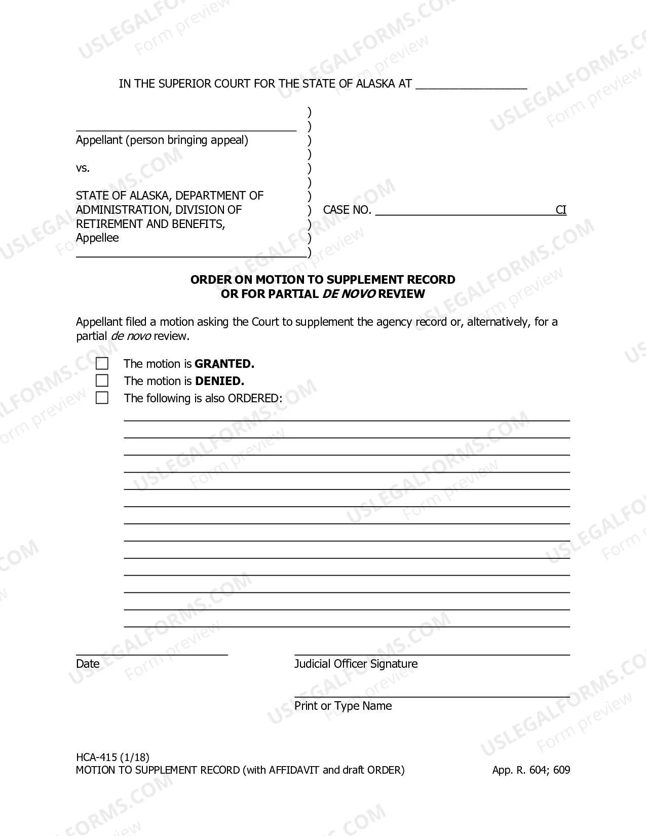 Preview Motion to Supplement Record