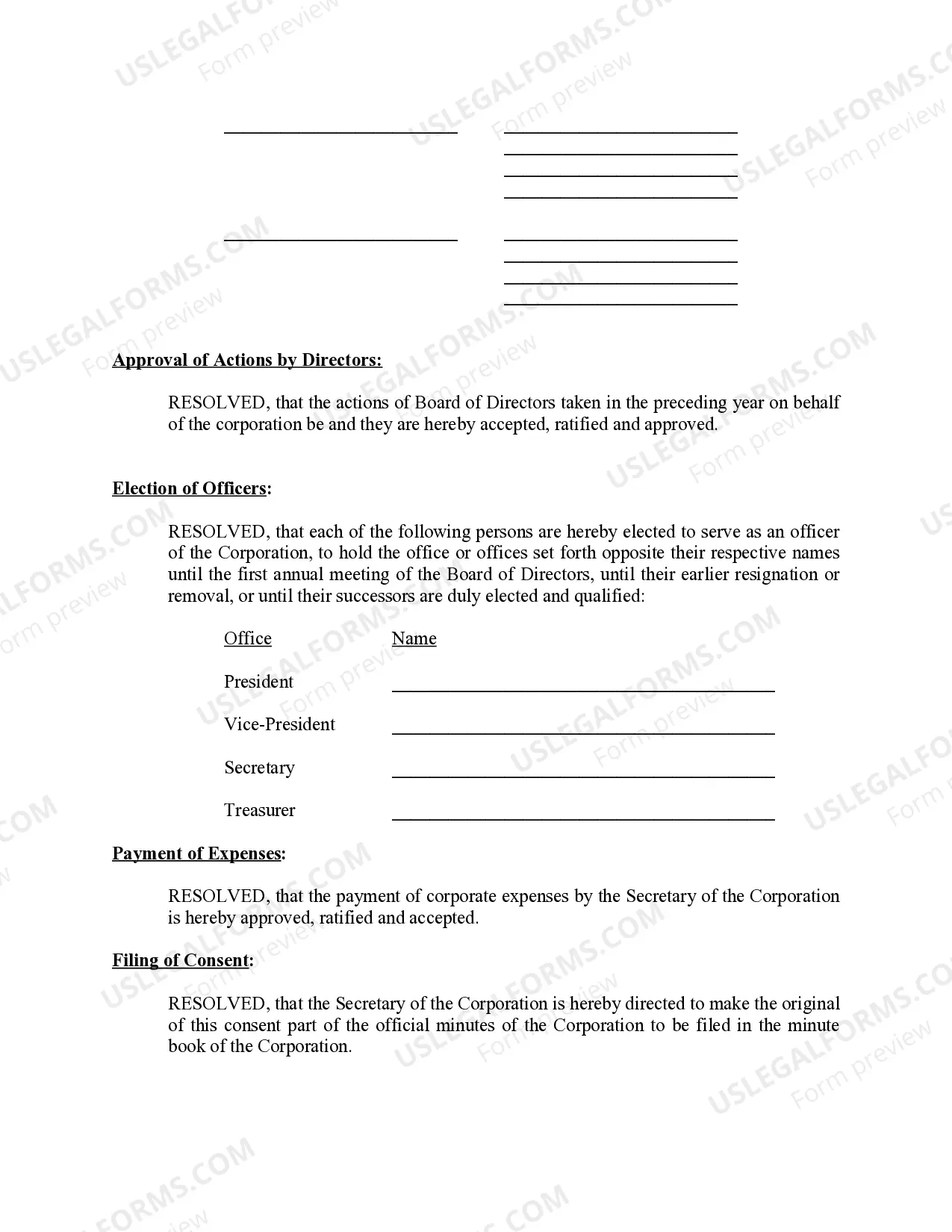 Preview Annual Minutes