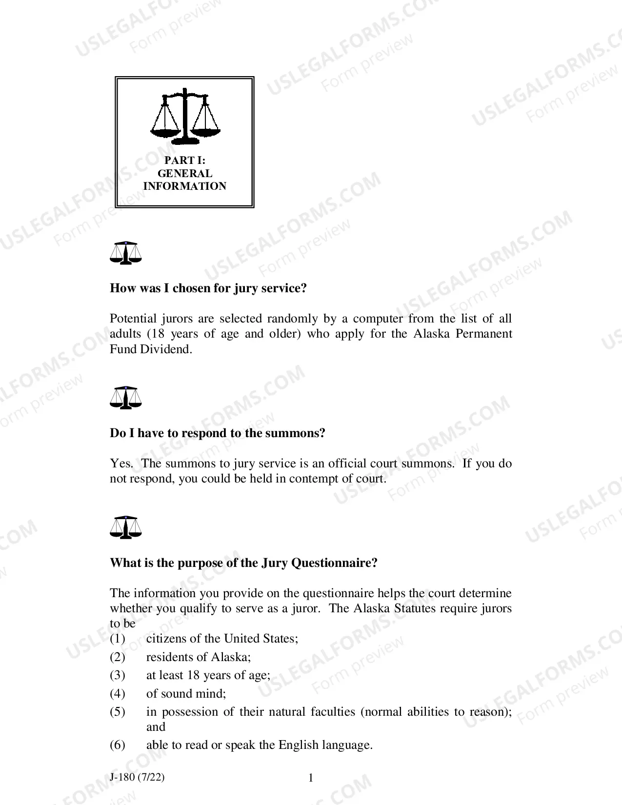 Preview Alaska Trial Jury Handbook
