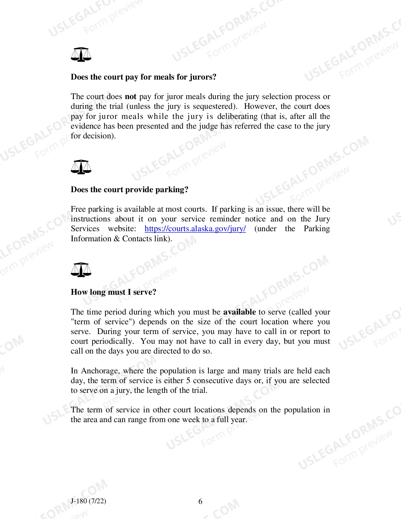 Preview Alaska Trial Jury Handbook