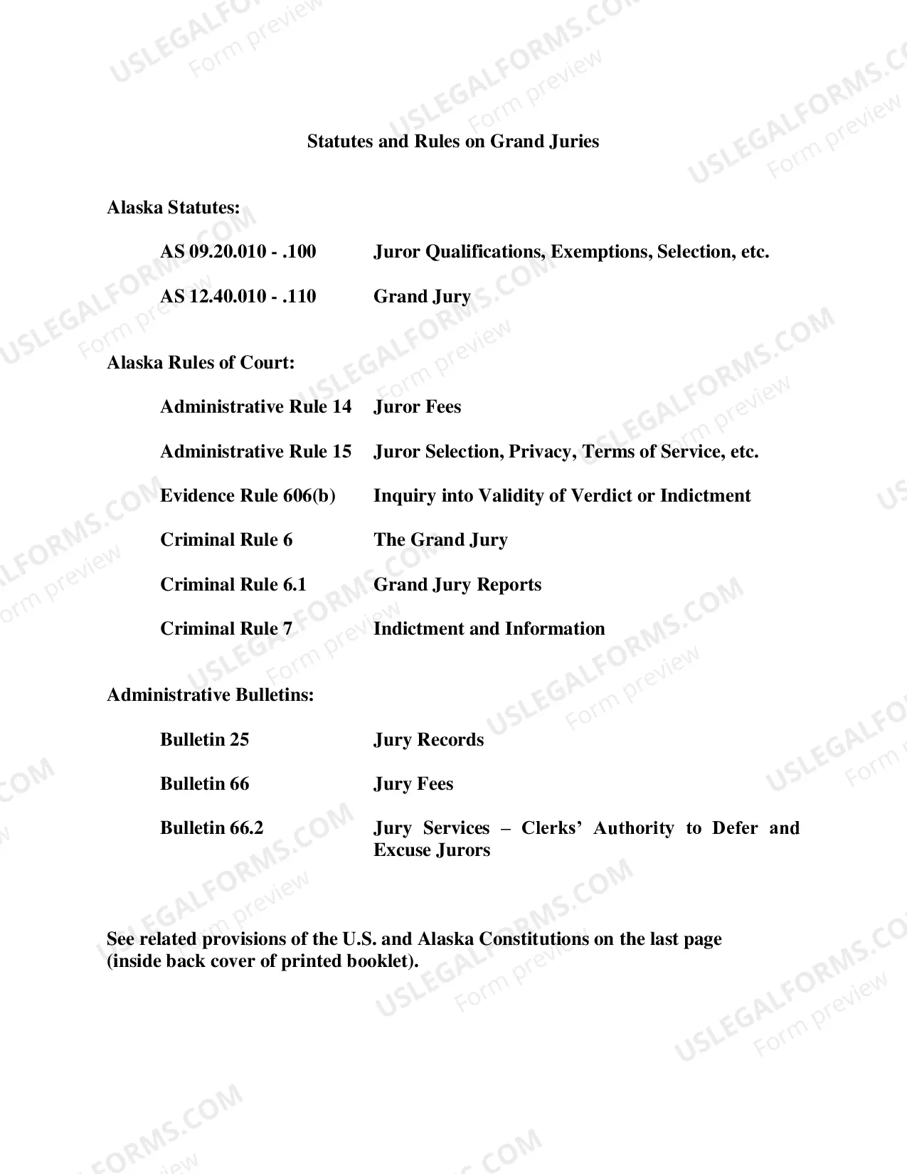 Preview Alaska Grand Jury Handbook