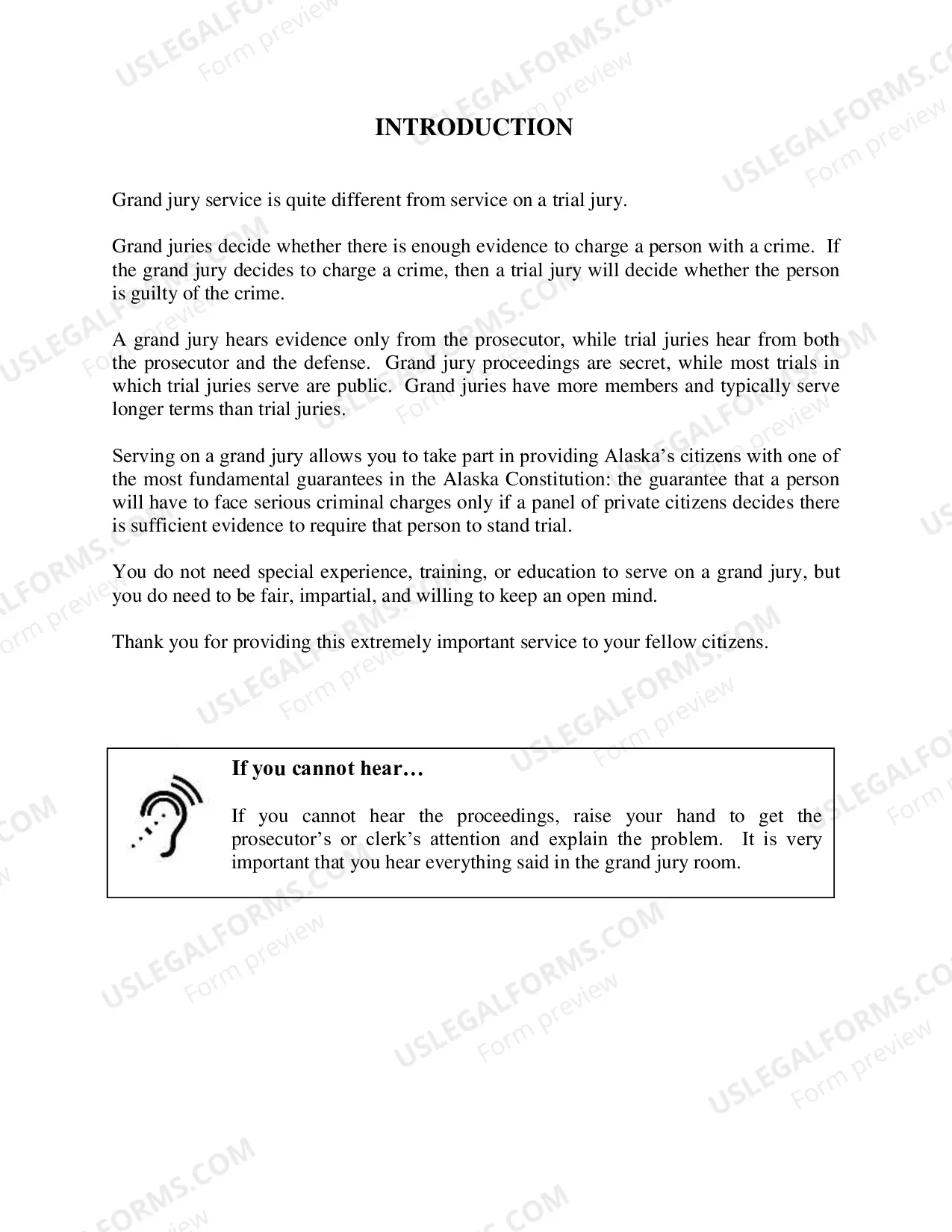 Preview Alaska Grand Jury Handbook