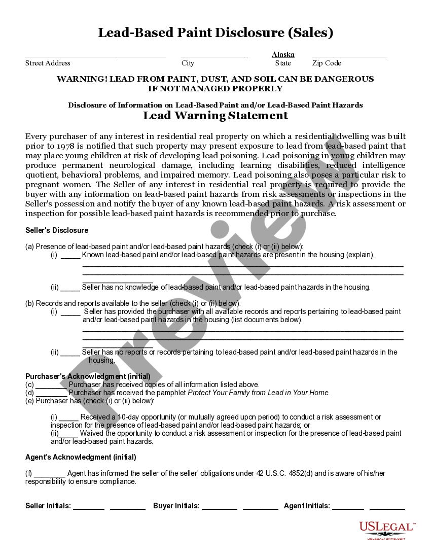 Alaska Disclosure Agreement For Small Businesses US Legal Forms