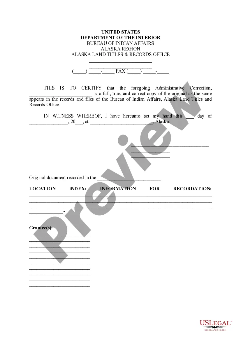 Get Administrative Correction Preview Administrative Correction