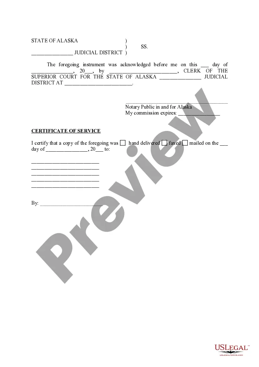 Preview Clerk's Deed for the Representative of an Estate