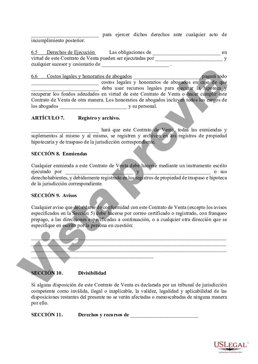 Preview Contrato de venta