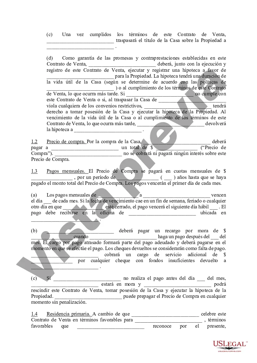 Preview Contrato de venta