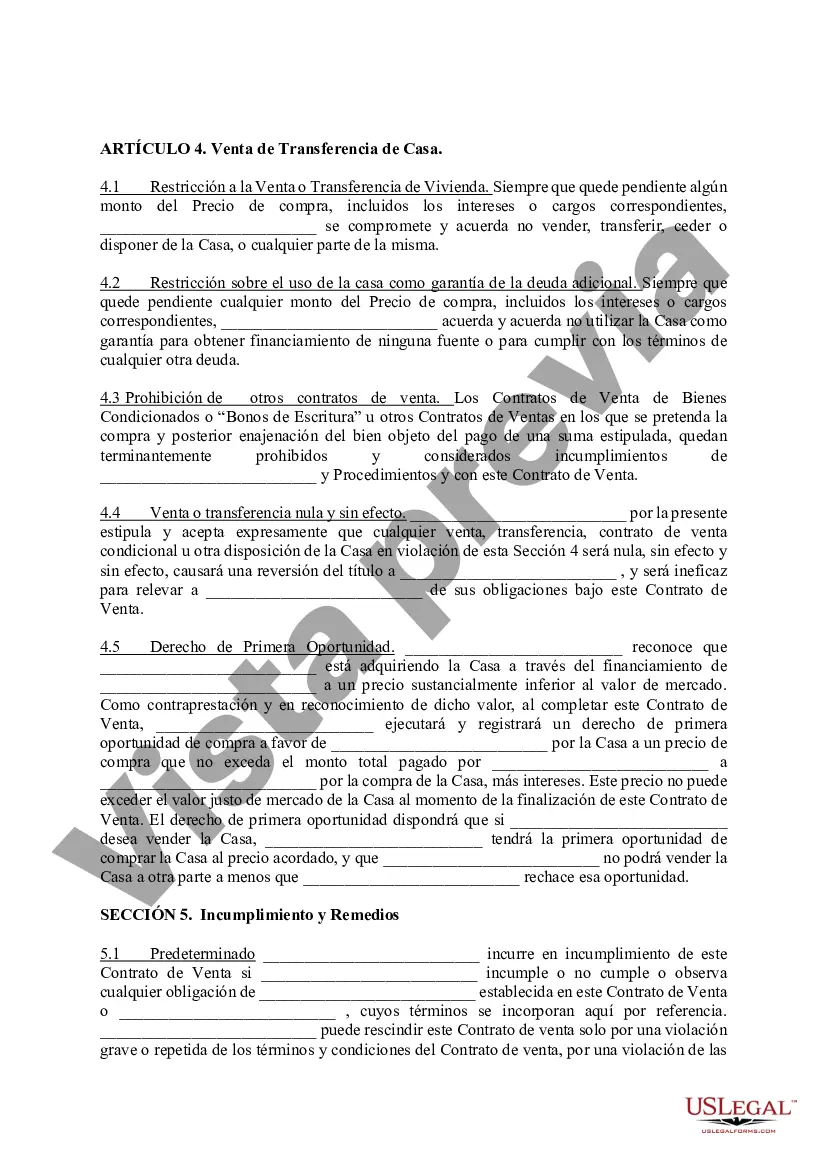 Preview Contrato de venta