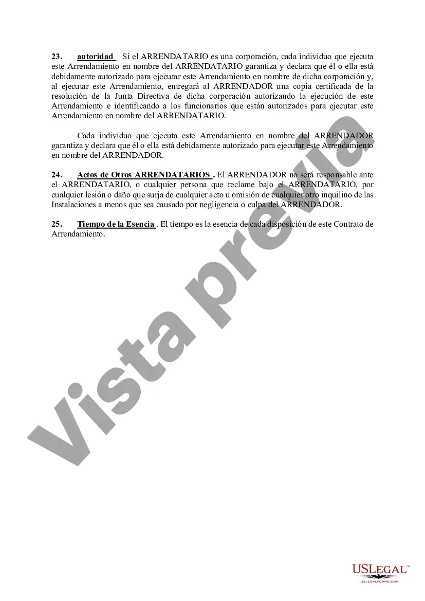 Preview Contrato de Arrendamiento de Terreno