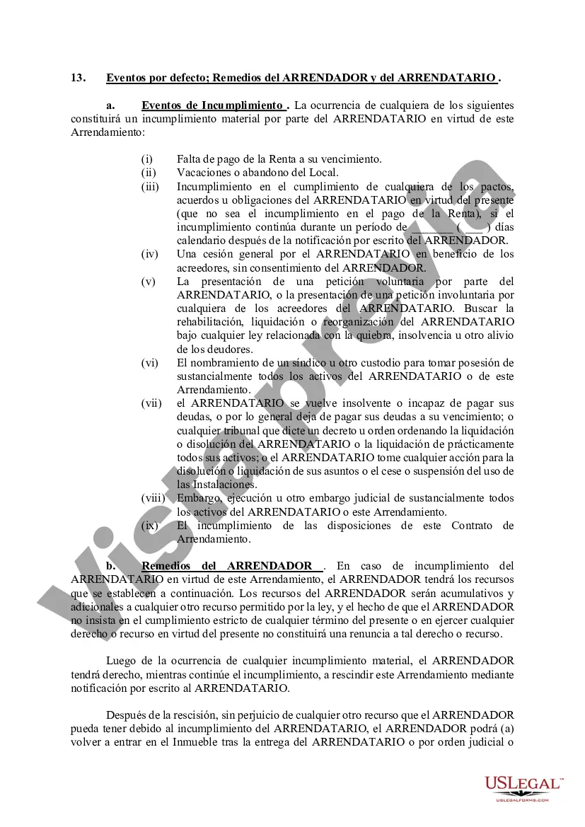 Preview Contrato de Arrendamiento de Terreno