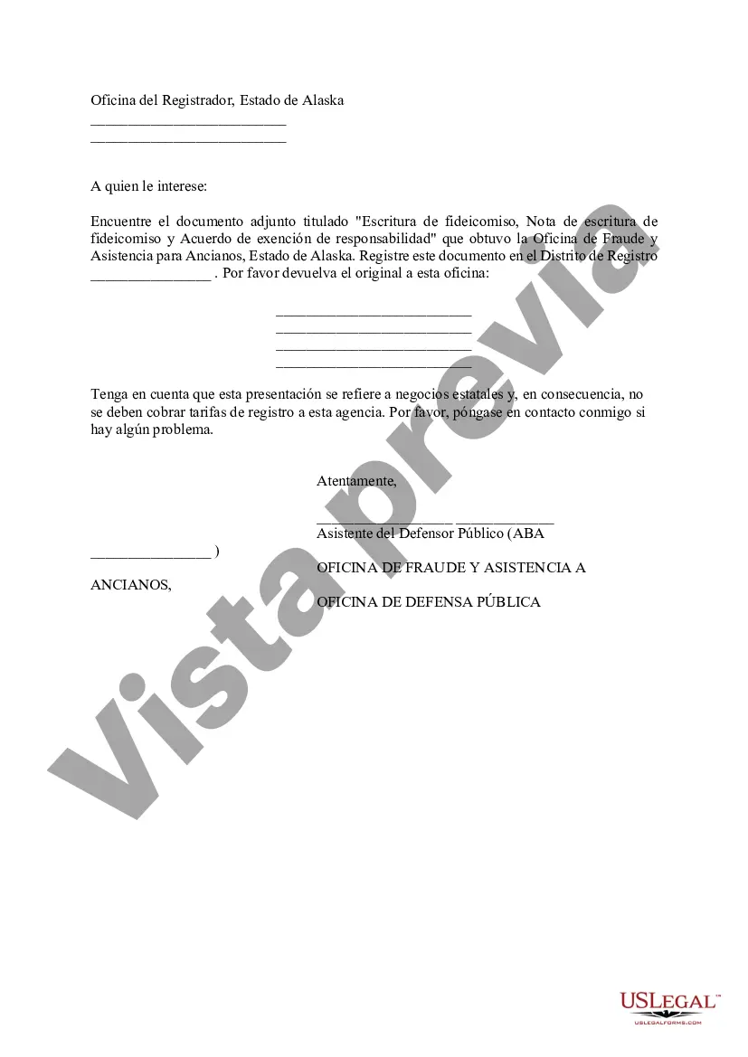 Preview Acuerdo de exención de responsabilidad