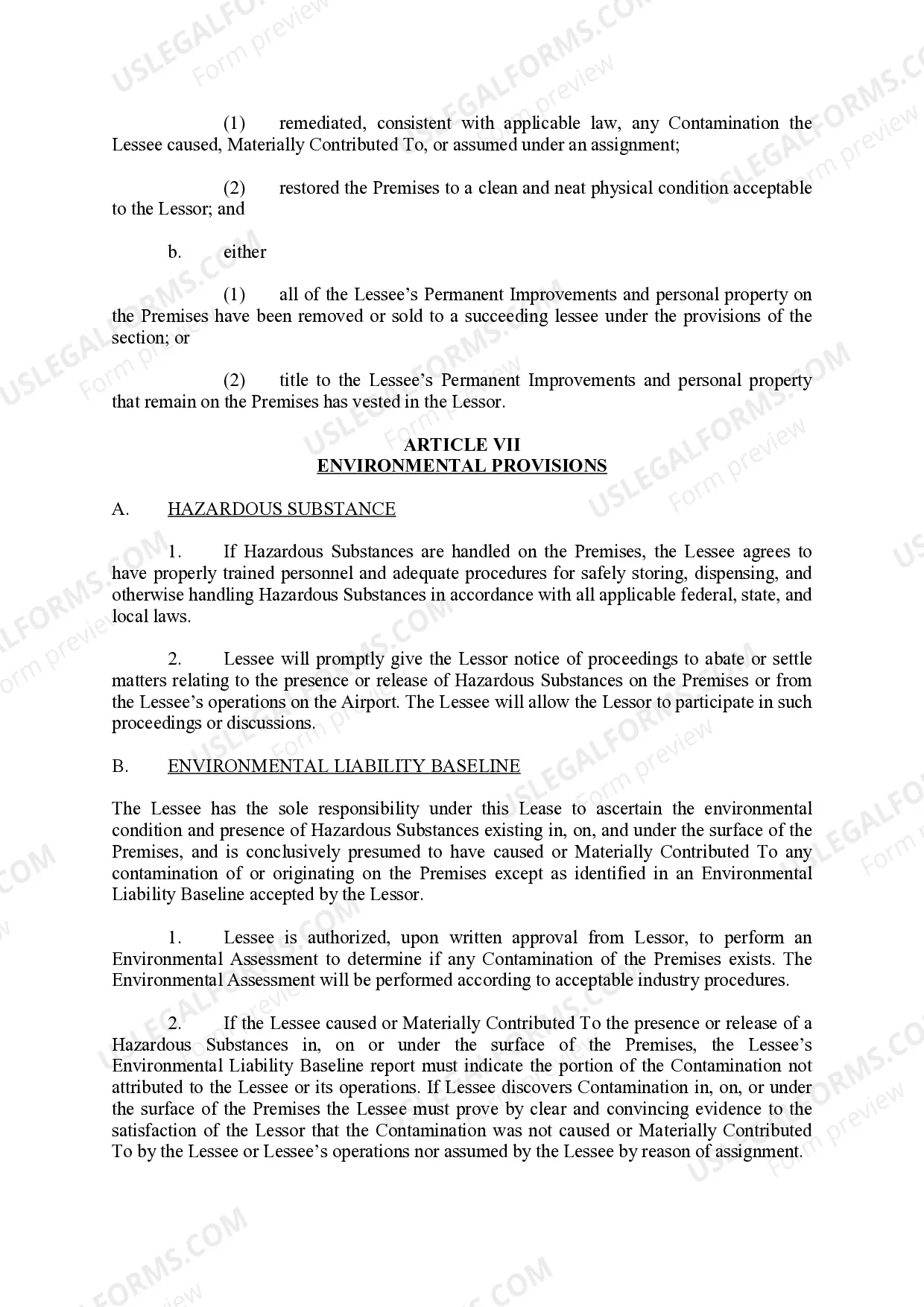 Preview Land Lease Agreement - Department of Transportation and Public Facilities