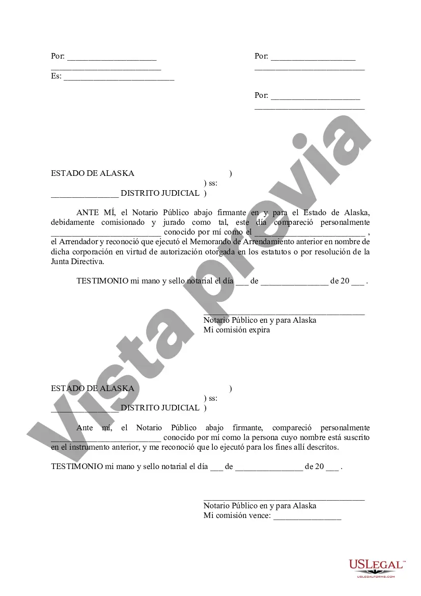 Preview Memorándum de Arrendamiento