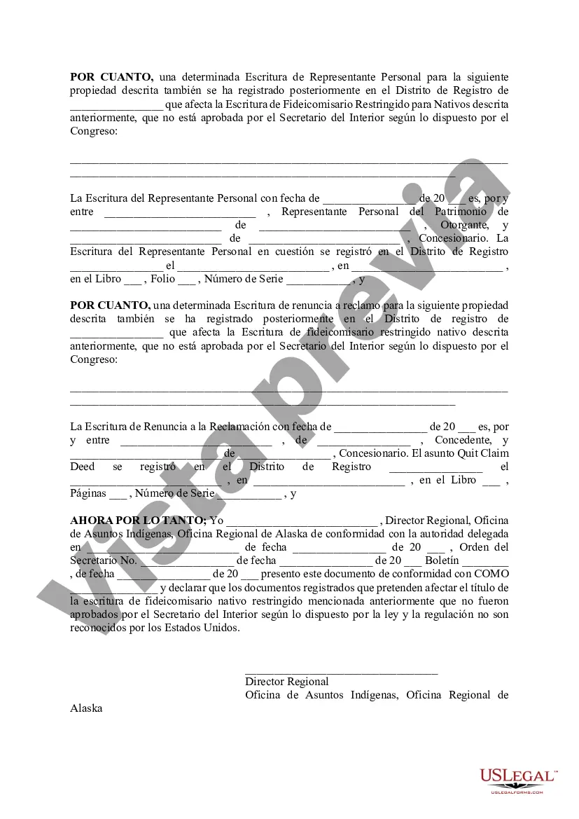 Preview Corrección de propiedad