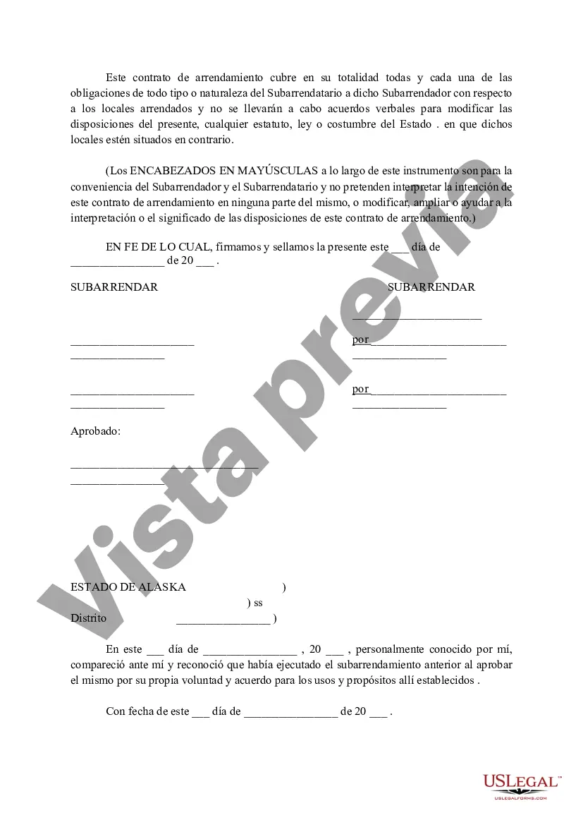 Preview Contrato de subarrendamiento