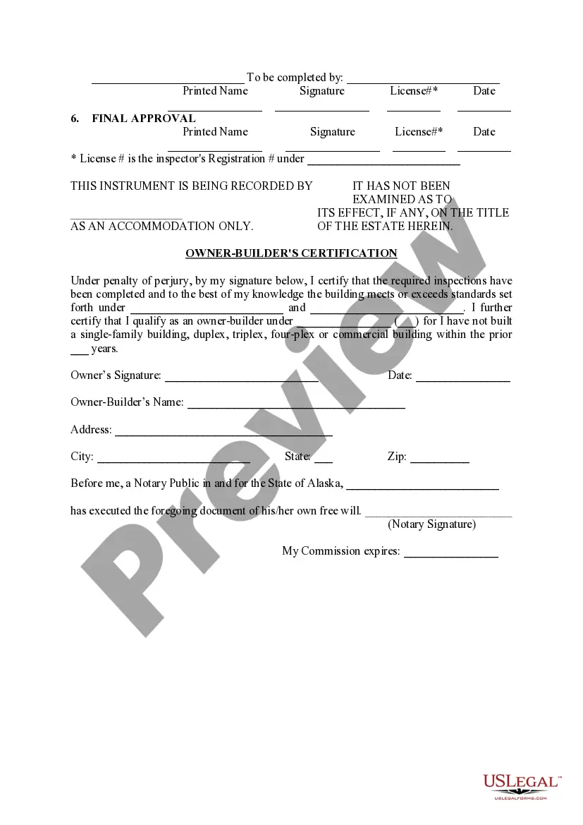 Preview Summary of Building Inspections - Site-Built Construction