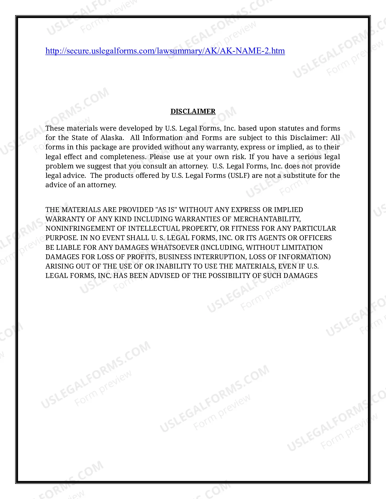 Preview Alaska Name Change Instructions and Forms Package for a Minor