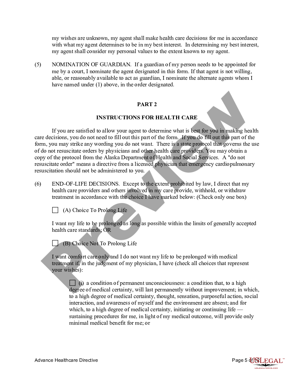 page 4 Statutory Advance Health Care Directive preview